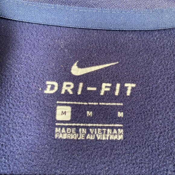Nike Dri-Fit Girls Golf Quarter-Zip Pullover Sweater M Blue Womens size Medium - Picture 6 of 10